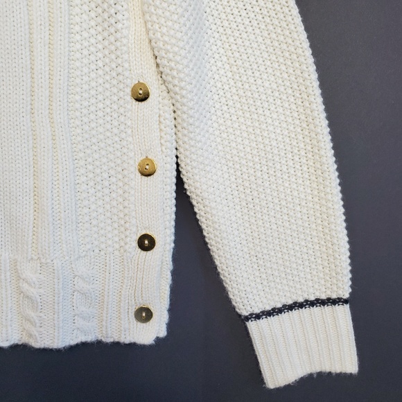 The Reeds X J. Crew Gold Button Wool Sweater - Picture 3 of 8